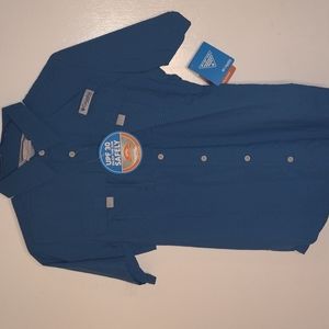 Columbia PFG Youth Large Dark Blue Green